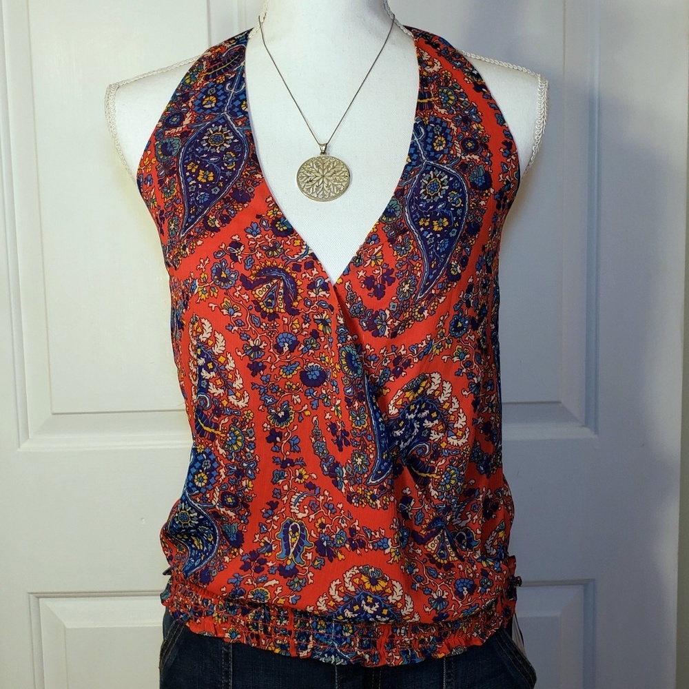 🍀Lucky Brand🍀 Paisley Top